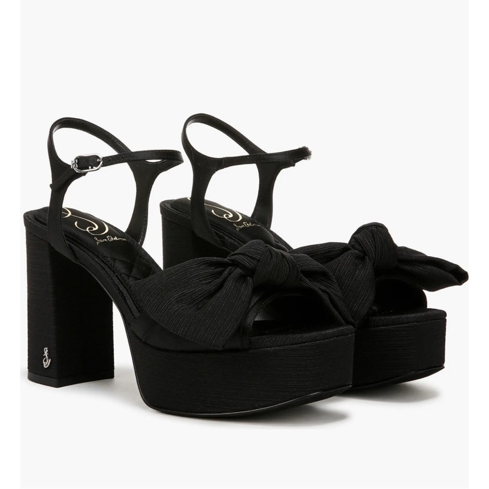 Sam Edelman Black Platform Sandals